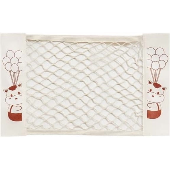 Mesh Storage Bags 2Pcs, Portable Self-adhesive Laundry Bag Pockets for Socks and Underwear Storage, Wall Mounted Mesh Storage Organizer Net for Home and Office, Small Car Net Pocket