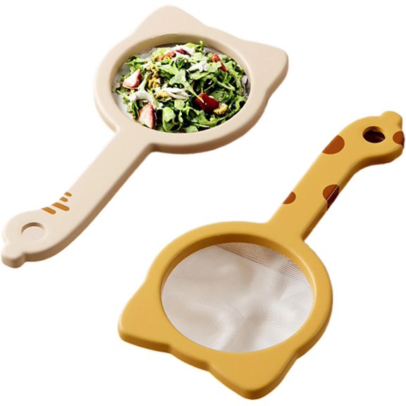 Mesh Strainer - Fine-Mesh Strainer With Non-Slip Handle Kitchen Colander | Non-Slip Handle Separation Net | Mini Kitchen Colander