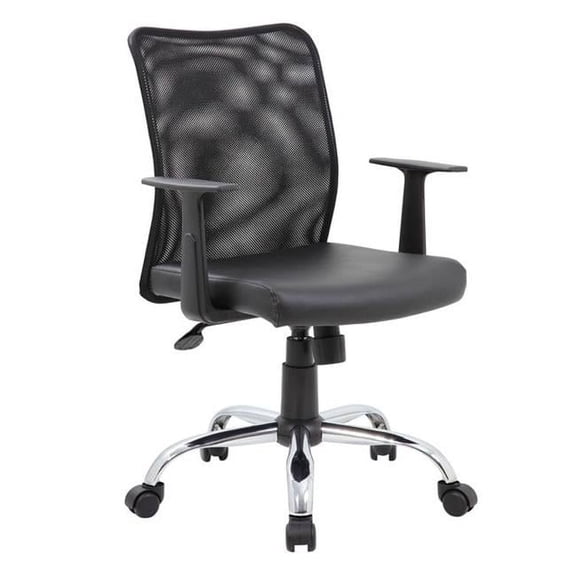 Mesh Task Chair With T-Arms