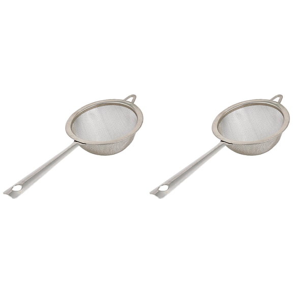 Mesh Tea Strainer Matcha Sifter, Stainless Steel Small Strainer with Handle, Kitchen Tool for Tea, Matcha, Drinks and Coffee,5.51" Long,1PC