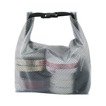 Mesh Toiletry Bag for Travel - Water-Resistant Makeup Organizer & Shower Caddy with Adjustable Strap - Cosmetic Pouch Set for Women, Gym, Camping & Beach Essentials