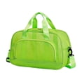 thumbnail image 1 of Mesh Tote Bag for Women, 16''x7.5''x10'' Lightweight Breathable Polyester Shoulder Bag, Multiple Pockets, Adjustable Crossbody Strap, Black Gym Beach Travel Bag - Green, 1 of 6