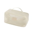 thumbnail image 1 of Mesh Travel Toiletry Bag,Large Capacity Cosmetic Organizer With Handle,Breathable Polyester Construction,Clear Visibility Open Mesh Design,Lightweight Portable Pouch,Home And Travel Storage, 1 of 6