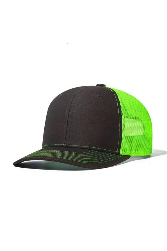 Mesh Trucker Hat for Men Women Retro Mesh Back Baseball Cap Adjustable Breathable Sun Hat for Outdoor Running Golf