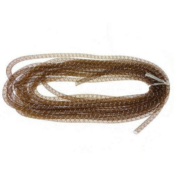 Mesh Tubing Deco Flex Ribbon, 8mm, 10-yard, Brown