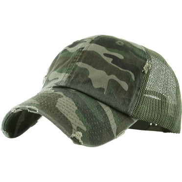Mesh Vintage White Baseball Cap