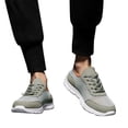 thumbnail image 1 of Mesh Walking Tennis Shoes for Men Breathable Lightweight Lace up Athletic Running Golf Work Fashion Sneakers, 1 of 5