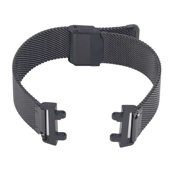 Mesh Watch Band Stylish Simple Polished Adjustable Metal Watch Strap with Buckle for Active Edge A2212