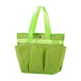 thumbnail image 1 of Mesh Waterproof Shower Caddy with Reinforced Handle - Multi-Purpose Hanging Bathroom Storage Organizer Bag ( Green ), 1 of 6