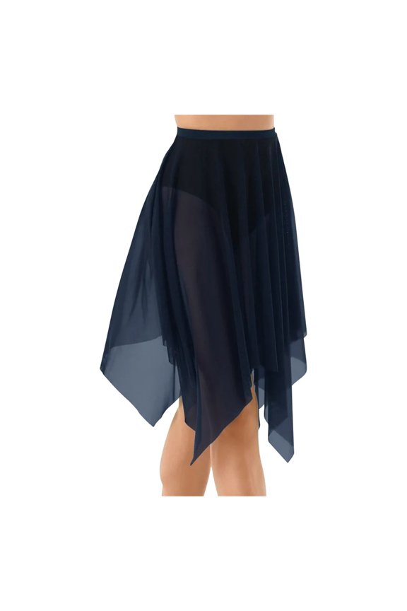 Mesh Wraps Ballet Classwear Dance Skirt Competition Performance Clothes Elastic Waistband