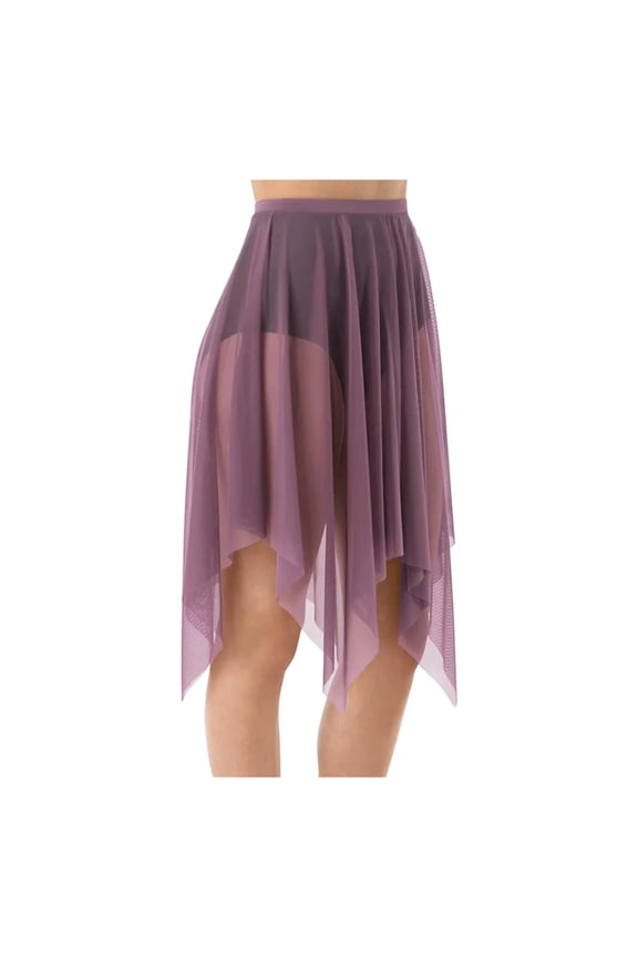 Mesh Wraps Ballet Classwear Dance Skirt Competition Performance Clothes Elastic Waistband