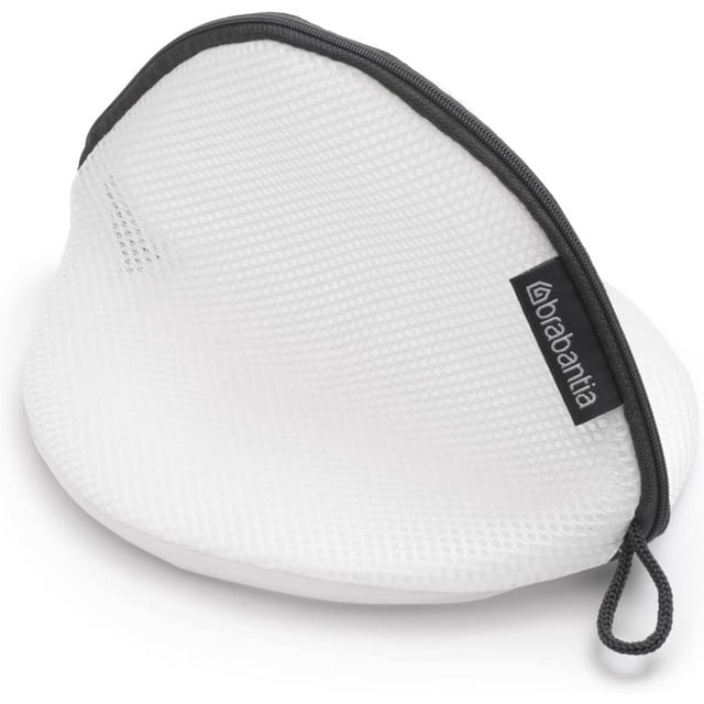 Mesh Zip Up Laundry Bra Bag (White) for Washing Machine Delicates