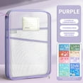 thumbnail image 1 of Mesh Zipper Pouch, Transparent Lightweight Nylon File Folders, A4 Size Multi-Layer Subject Document Organizer Accessories Storage Bag for Office and School Supplie, 1 of 3