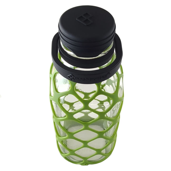 Glass Water Bottles with Silicone
