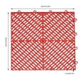 thumbnail image 1 of Meshed Structure Rubber Tiles Interlocking Garage Floor Tiles 12x12x0.5 Inch 25/55PCS Square Interlocking Deck Tiles, 1 of 27