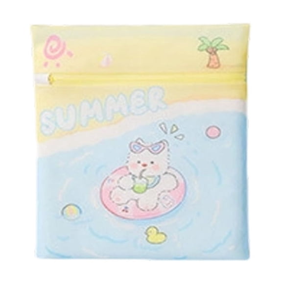 Meshes Laundry Organiser For Washing Machine Anti Deformation Polyester Washing Bag With Zippered Closure for Home