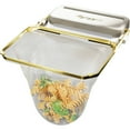 thumbnail image 1 of Meshmate Waste Rack Sink, Foldable Kitchen Corner Organizer with Mesh Bags, Sponge Scrubber Drainage Holder for Holiday Home Kitchen Organizational Solution, AESTIVO, 1 of 8