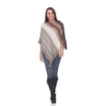 thumbnail image 1 of Mesila Fringe Poncho, Brown - One Size, 1 of 1