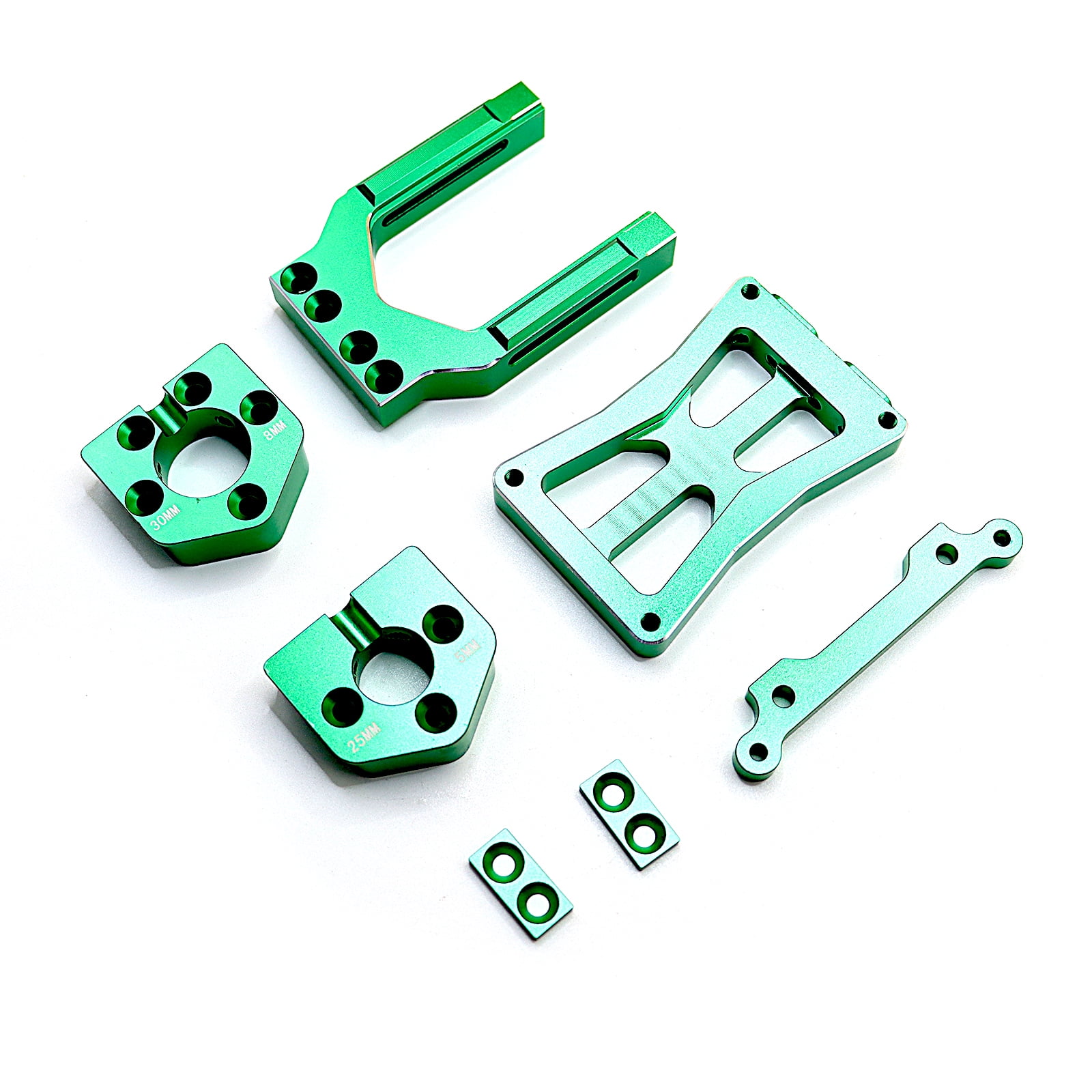 Cascos de aluminio amortiguadores GTX Traxxas X-maxx TRA7764-ORNG