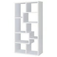 thumbnail image 1 of Mesmerizing Multiple Cubed Rectangular Bookcase  White, 1 of 2