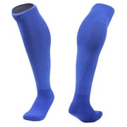 Meso Boy's 1 Pair Ultra Comfortable Lightweight and Breathable Knee High Sports Crew Socks - Performance Sports Long Socks Size XS Blue