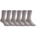 thumbnail image 1 of Meso Boy's 6 Pairs Pack Wool Socks Plain Color Size 0Y-1Y Grey, 1 of 2
