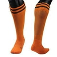 thumbnail image 1 of Meso Children's 1 Pair Ultra Comfortable Lightweight and Breathable Knee High Sports Crew Socks - Performance Sports Long Socks Size XSOrange, 1 of 2