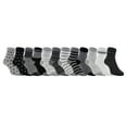 thumbnail image 1 of Meso Unisex Children 12 Pairs Pack Non-Skid Non-Slip Cotton Socks 1Y-3Y, 1 of 2