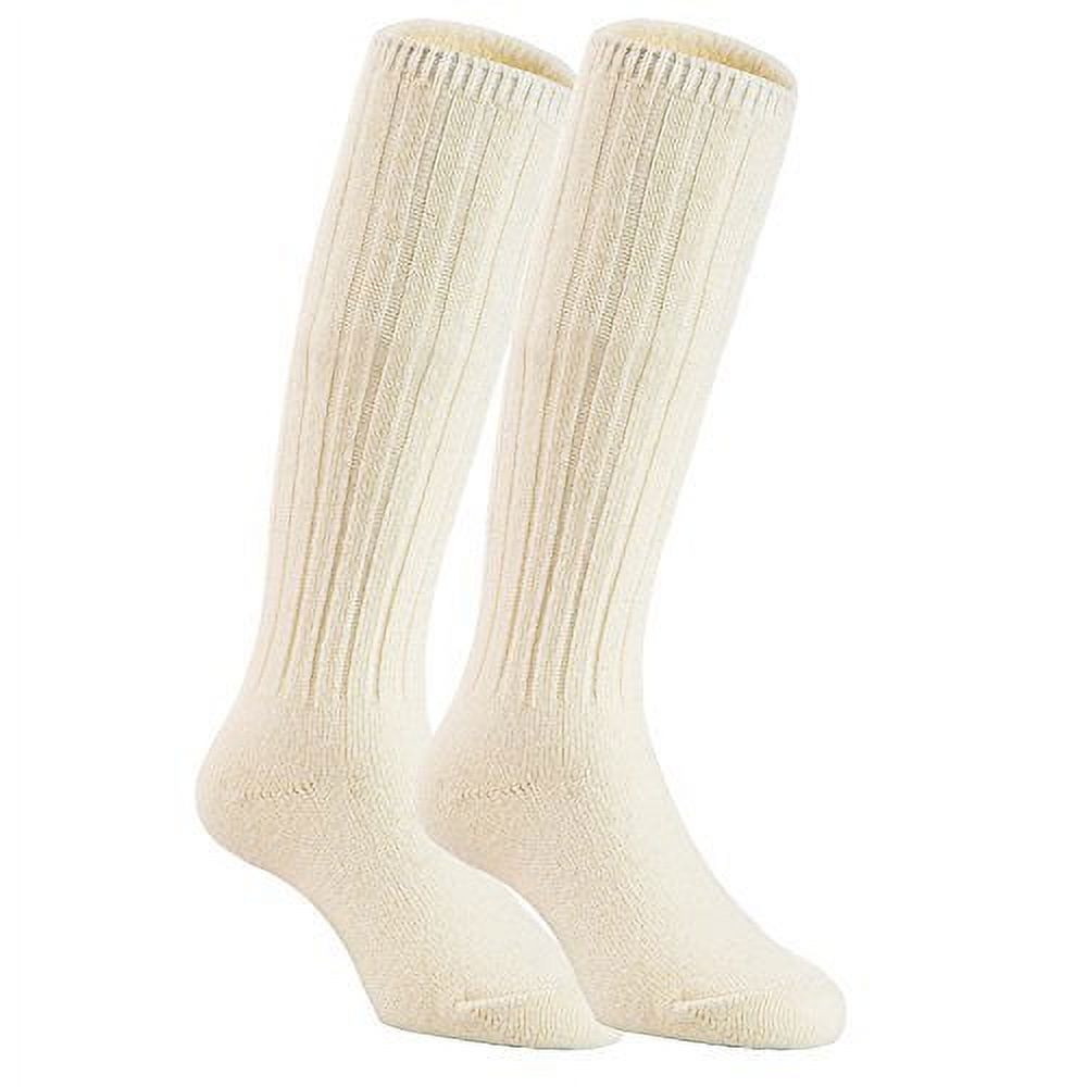 Meso Unisex Children 2 Pairs Knee High Wool Boot Socks MFS02 Size 2-4YCream - image 1 of 1