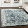 thumbnail image 1 of Mesopotamia Navy 5'1" x 7'5" Traditional Rectangle Area Rug, 1 of 6