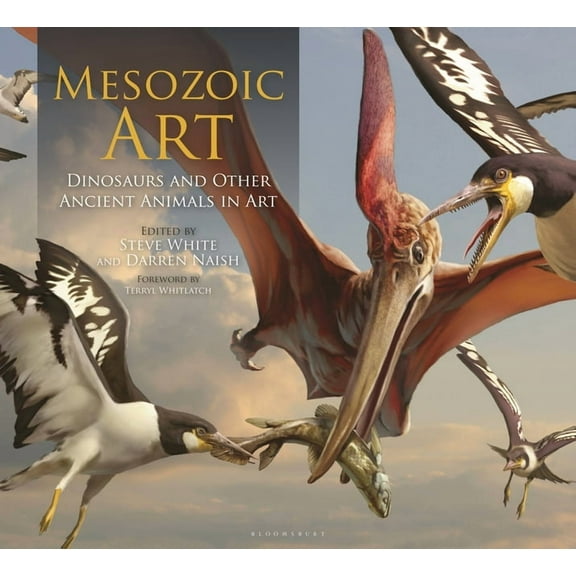 Mesozoic Art : Dinosaurs and Other Ancient Animals in Art (Hardcover)