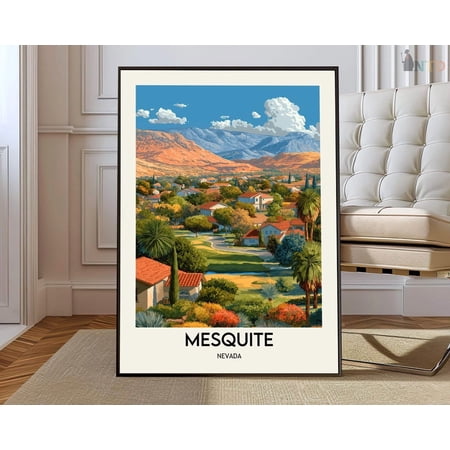 Mesquite Texas Poster, Rodeo City And Dallas Area Wall Art
