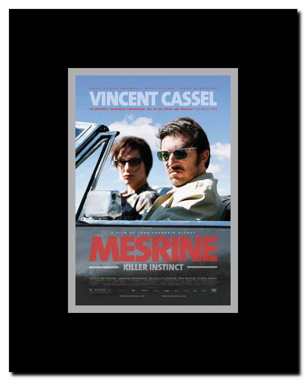 Mesrine: Killer Instinct Framed Movie Poster