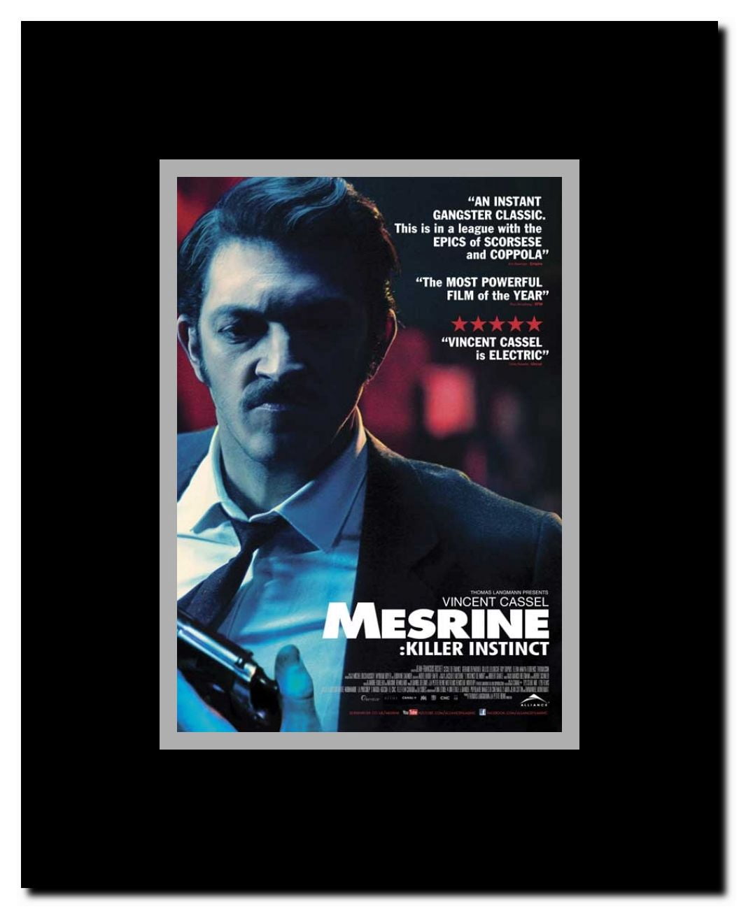 Mesrine: Killer Instinct Framed Movie Poster