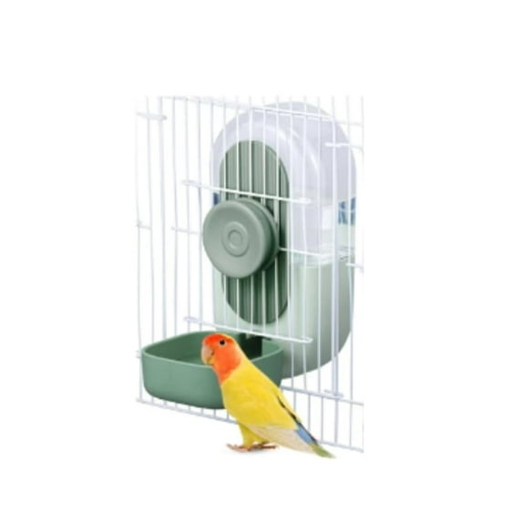 Automatic Bird Feeder with Water Dispenser, Automatic Feeding , Parakeet Cage Accessories for Parrots, Cockatiels, Finches, Lovebirds & Budgies
