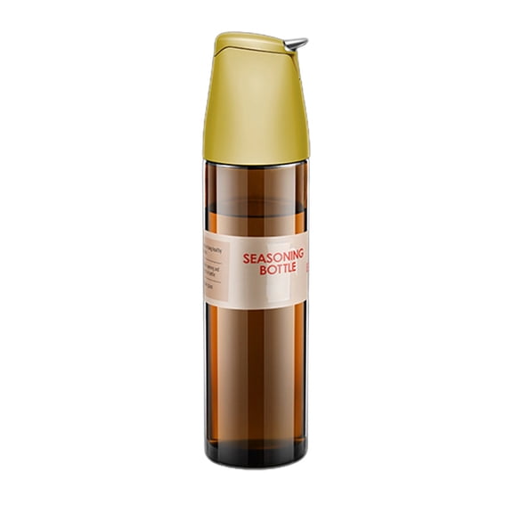 Mess Cooking Oil Dispenser with Automatic Opening Lid and Silicone Spout
