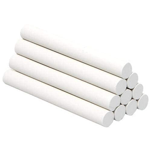 Mess-Free Dustless Chalk White Sticks, Limestone Slate Pencils Chalk, Full Size Pack Of 60