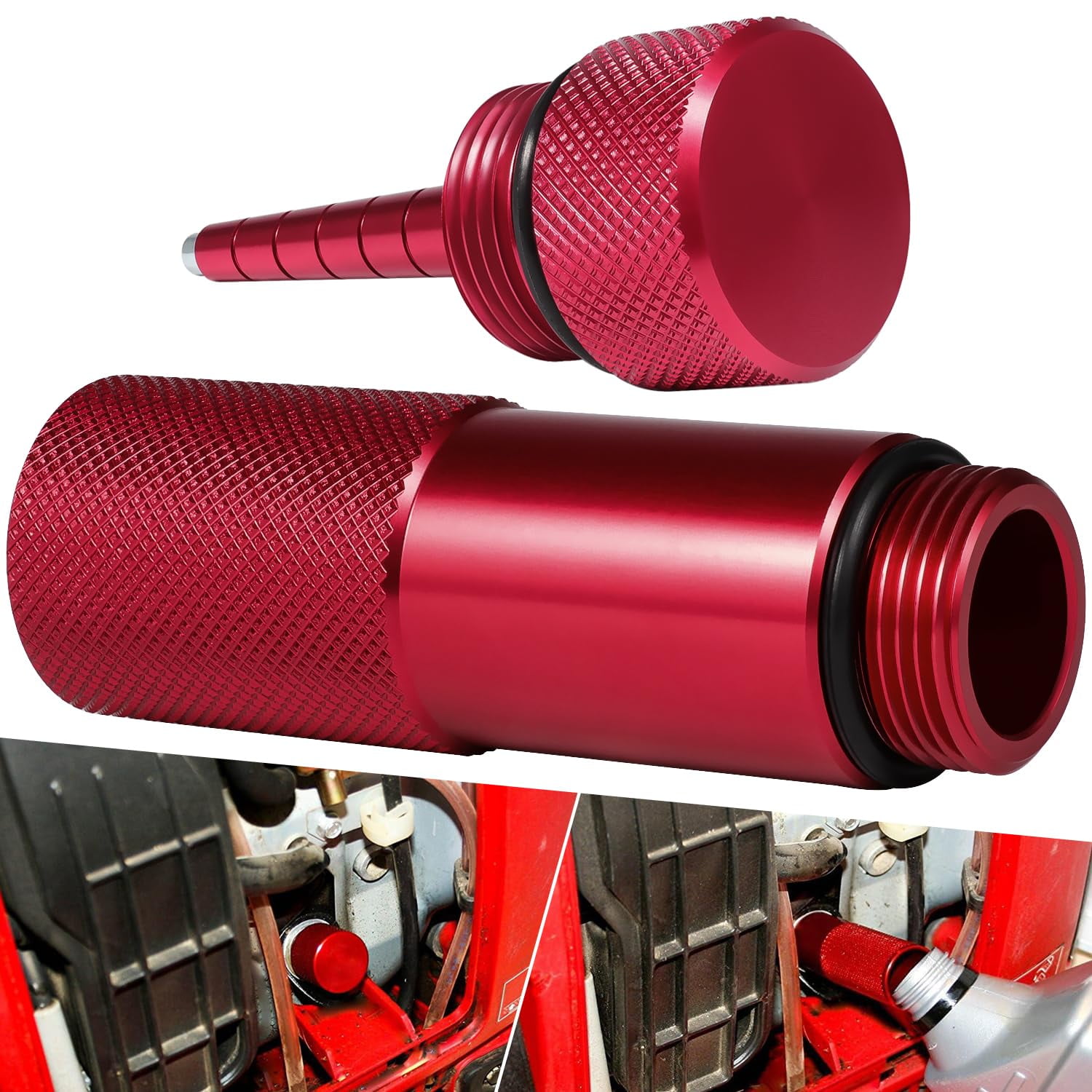 MessFree Oil Change Funnel & Dipstick Kit for Honda EU2200i