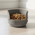 thumbnail image 1 of MessMate Gray Pet Bowl Splash Guard for Dogs & Cats, Silicone  ( Bowl Not Included), 1 of 11