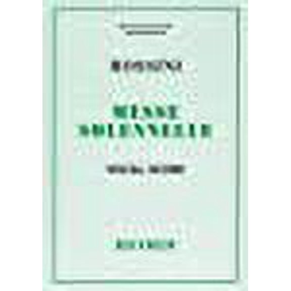 Messa Solenne: Vocal Score