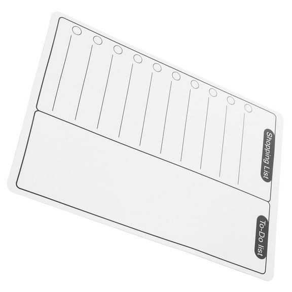 Message Board Notepads Magnetic Grocery List for Fridge Whiteboard Refrigerator The Dry Erase Shopping