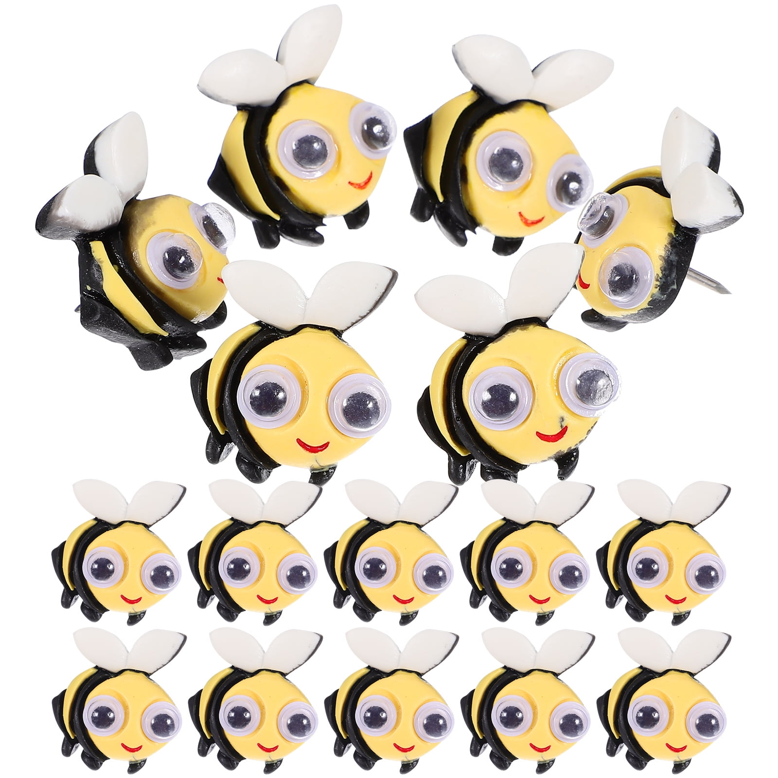 Message Board Tacks Posters Thumb 20 Pcs Map Bee Office Desk