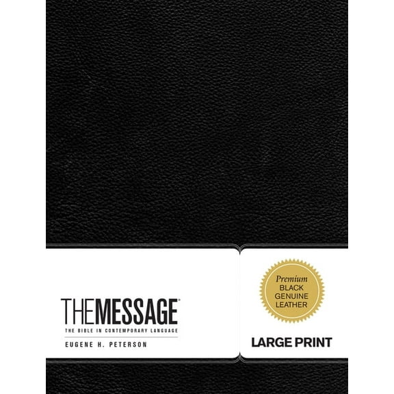 Message Large Print Bible-MS, (Hardcover)