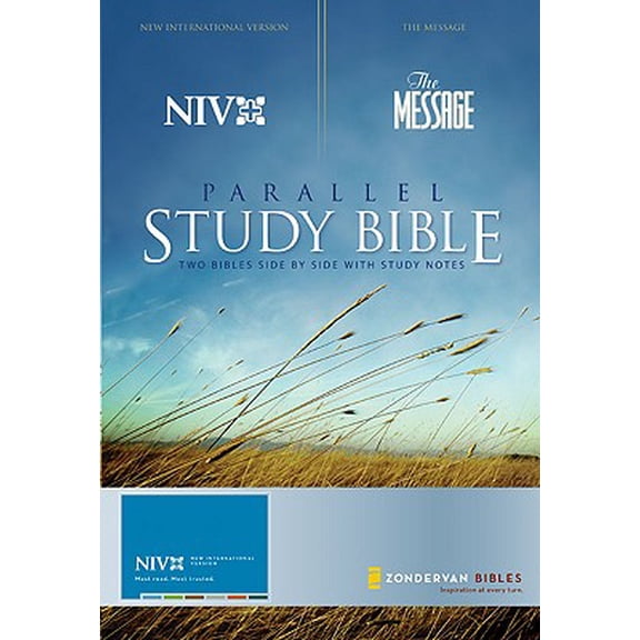 Pre-Owned Message Parallel Study Bible-PR-NIV/MS-Numbered