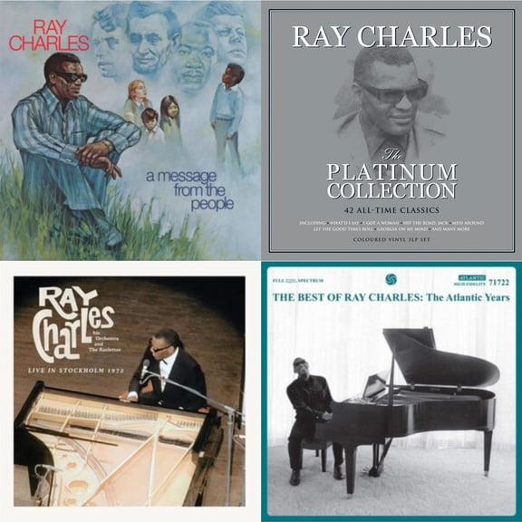 Message From The People (140G) & Platinum Collection (White LP Vinyl) & Live In Stockholm 1972 (140G) & Best Of Ray Charles: The Atlantic Years (2LP/White Vinyl)