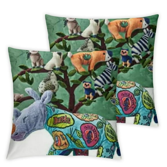 Message from The Planet Mini, Rhinoceros, Stuffed Animal, inches, Gift for Kids, Plush Toy, Made from Spun Recycled Water Bottles, Eco Friendly, Child’s Room Decor