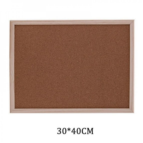 Message Wood Board Decorative Board With Frame Cork Board Message Board Household Photo Wall Background Board