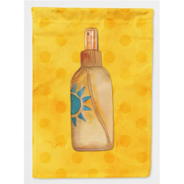 Message in a Bottle Yellow Polkadot Flag - Garden Size