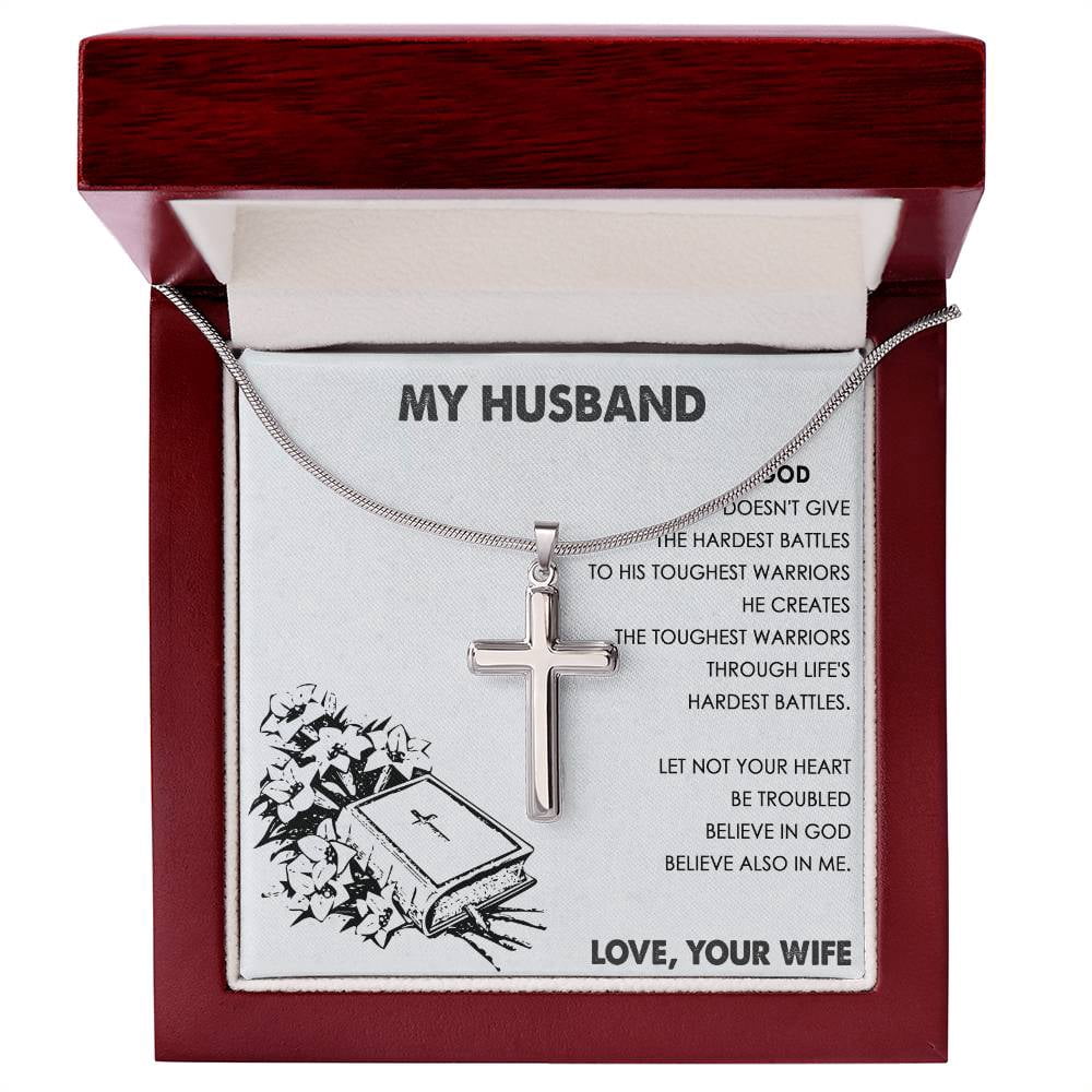 Message to your beloved Husband - Premium Cross - Artisan Cross ...