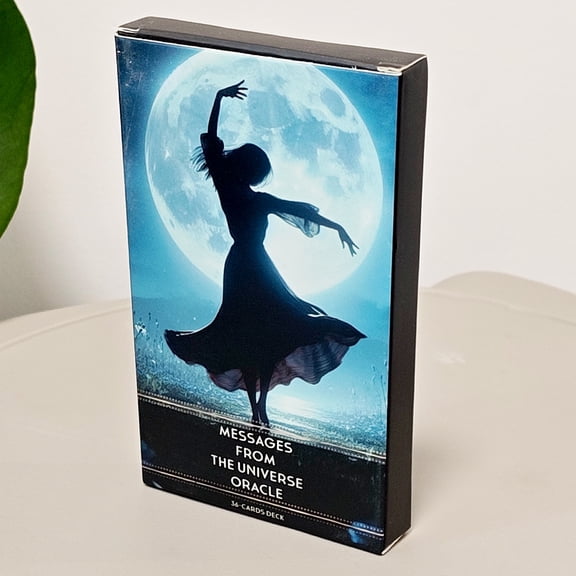 Messages From The Universe Oracle 12*7cm for Guidance & Manifestation 36 Spiritual Affirmation Cards